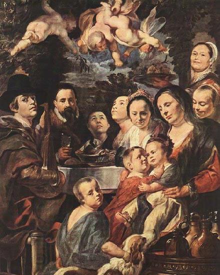 Jacob Jordaens Self-portrait among Parents, Brothers and Sisters China oil painting art